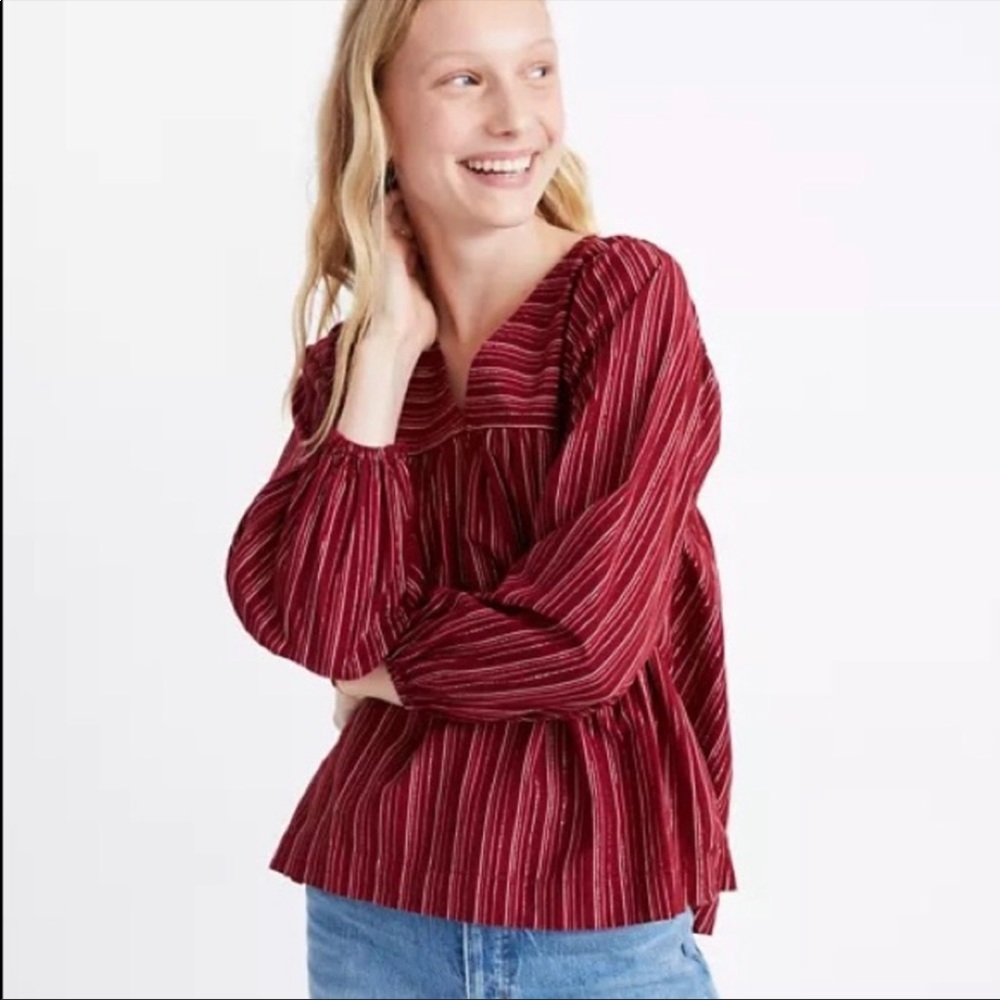 Madewell Peplum Top